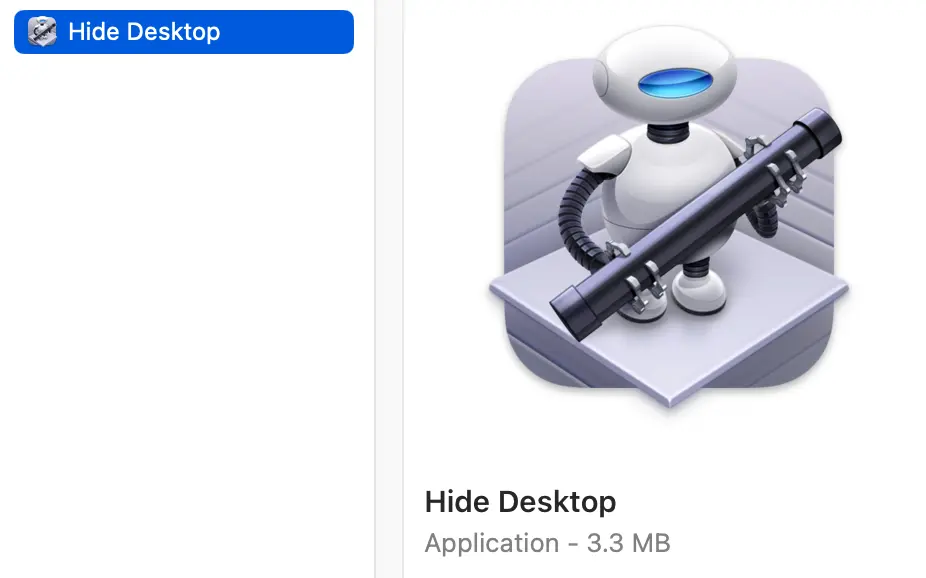 example application icon in finder